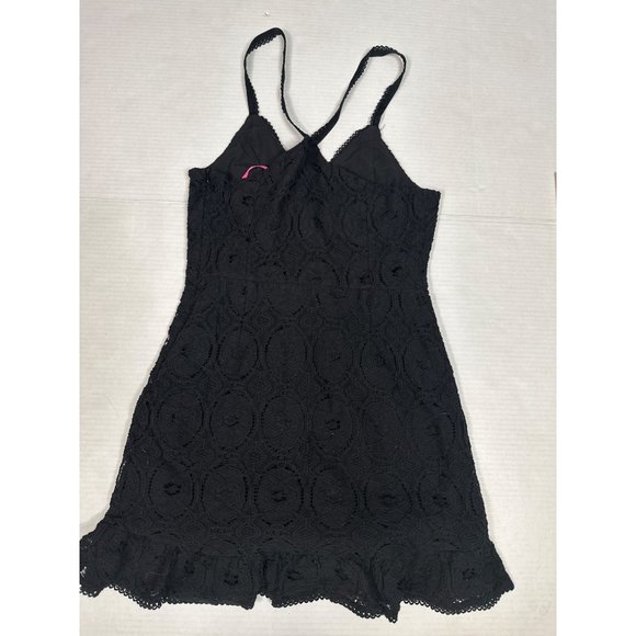 Betsey Johnson Black Spaghetti Strap Mini Dress - Picture 4 of 6